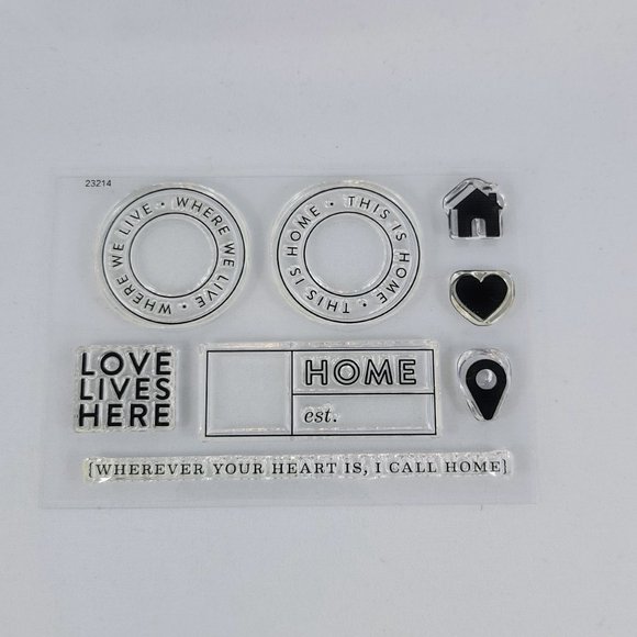 Stamps Clear Ms. Sparkle & Co. Congrats Thanks & Studio Calico Home Stamps Paper - Picture 4 of 11